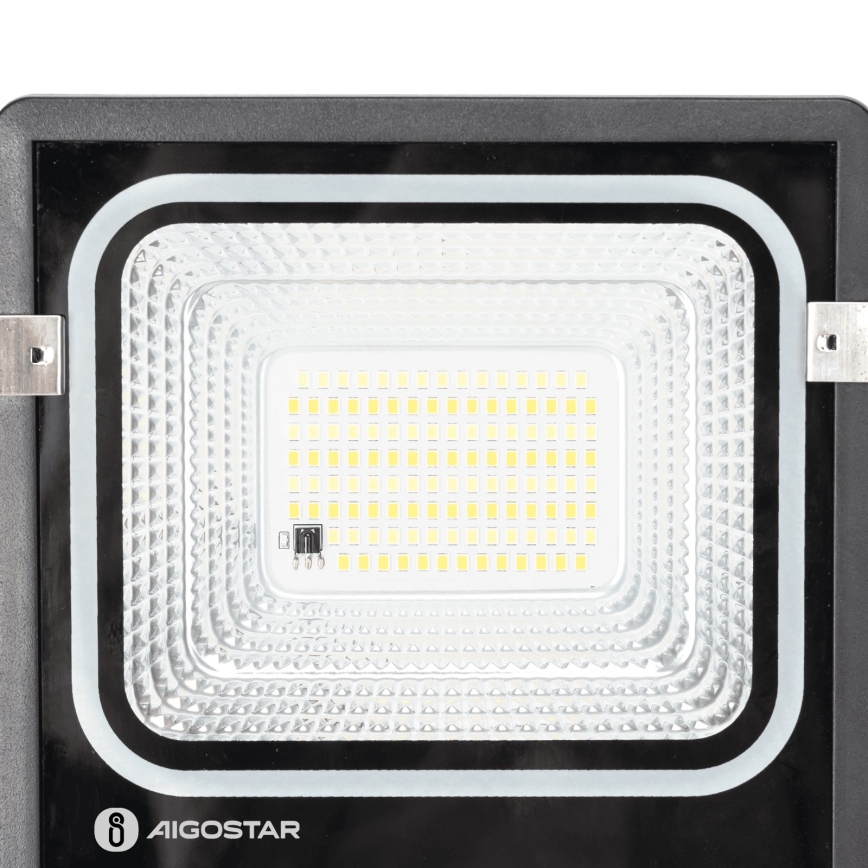 Aigostar - LED sončni reflektor LED/50W/3,2V 1200mAh 3000K/4000K/6500K IP66 + daljinski upravljalnik