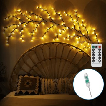 Aigostar - LED Stenska dekoracija 144xLED/5W/5V topla bela