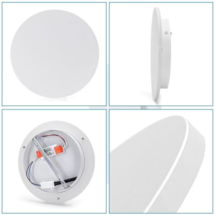 Aigostar - LED Stenska svetilka LED/12W/230V 3000K 25 cm bela