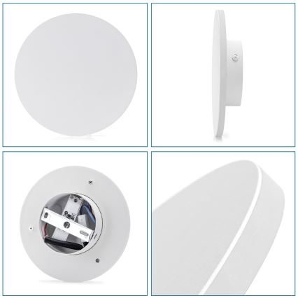 Aigostar - LED Stenska svetilka LED/6,5W/230V 6500K 18 cm bela