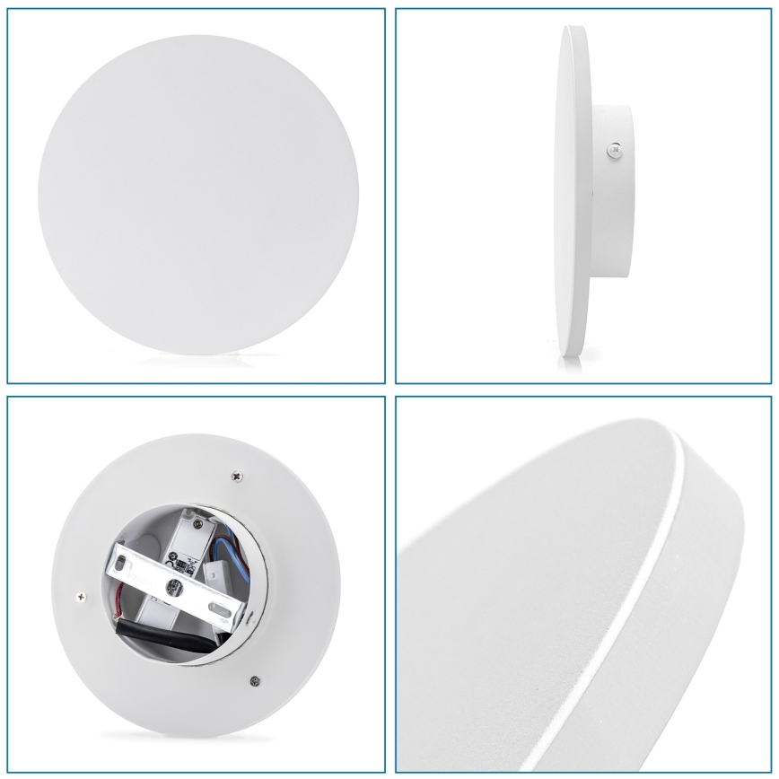 Aigostar - LED Stenska svetilka LED/6,5W/230V 6500K 18 cm bela