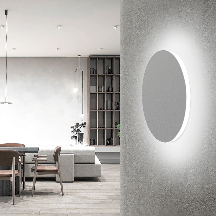 Aigostar - LED stensko svetilo LED/12W/230V 6500K 25 cm bela