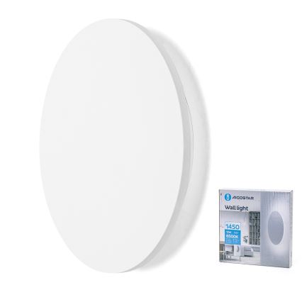 Aigostar - LED stensko svetilo LED/12W/230V 6500K 25 cm bela