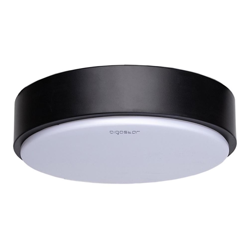 Aigostar - LED Stropna svetilka LED/12W/230V 3000K pr. 23 cm črna
