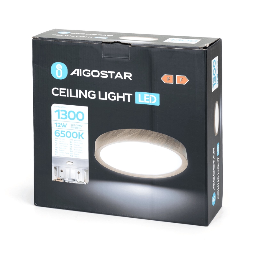 Aigostar - LED Stropna svetilka LED/12W/230V 6500K pr. 26,3 cm