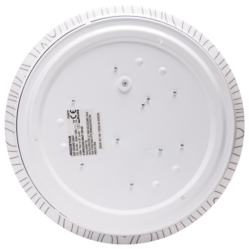 Aigostar - LED Stropna svetilka LED/12W/230V 6500K pr. 26cm