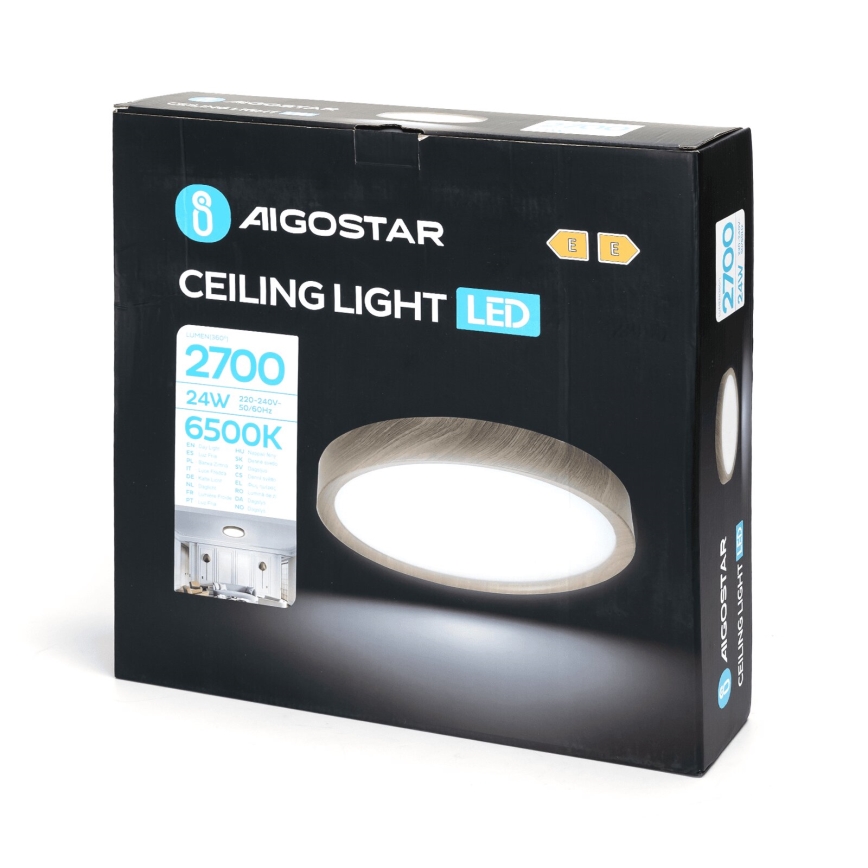 Aigostar - LED Stropna svetilka LED/24W/230V 6500K pr. 38,3 cm