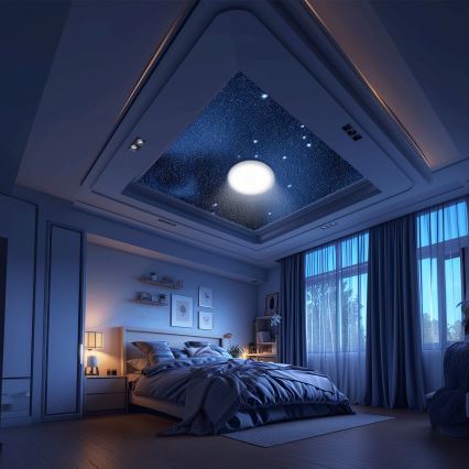 Aigostar - Zatemnljivo LED stropno svetilo MESH LED/36W/230V 3000-6500K premer 49,5 cm + daljinski upravljalnik