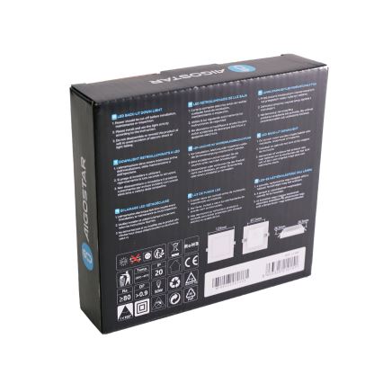 Aigostar - LED Stropna svetilka LED/6W/230V 3000K 12x12 cm bela