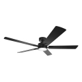 Aigostar - LED stropni ventilator z zatemnitvijo LED/20W/230V 2700-6500K 132cm črna + daljinski upravljalnik