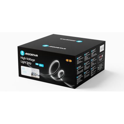 Aigostar - LED trak 50 m, 400 W, 230 V, 6500 K, IP65
