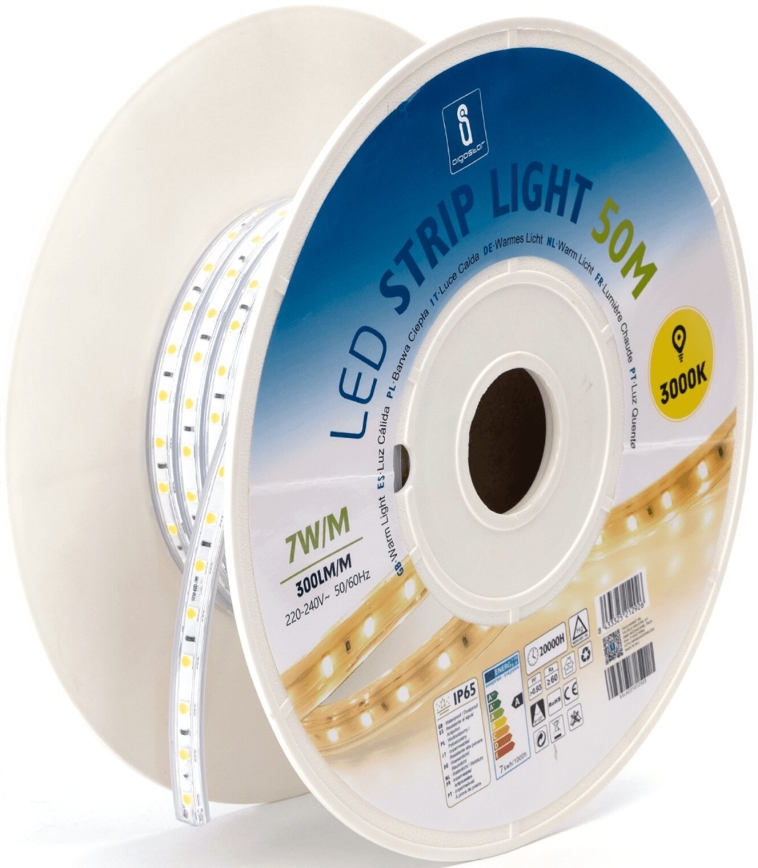 Aigostar - LED Trak LED/350W/230V 50m 3000K IP65