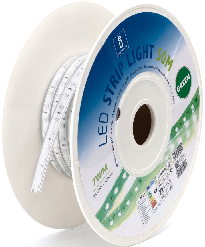 Aigostar - LED Trak LED/350W/230V 50m zelena IP65