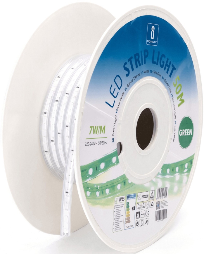 Aigostar - LED Trak LED/350W/230V 50m zelena IP65