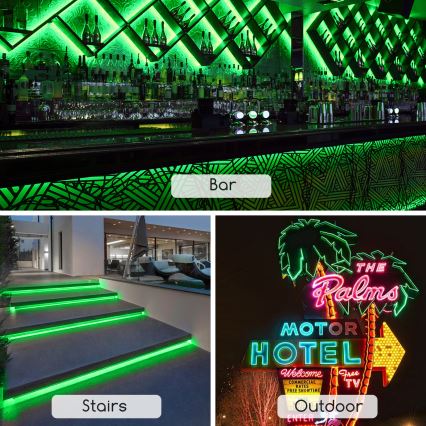 Aigostar - LED Trak LED/350W/230V 50m zelena IP65