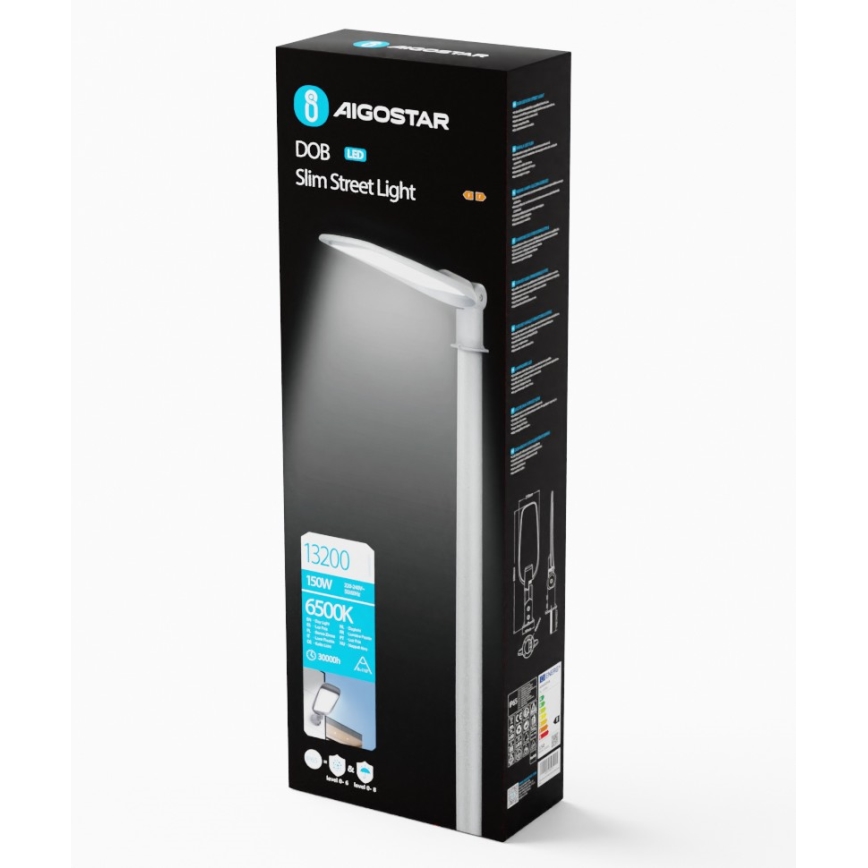 Aigostar - LED ulična svetilka SLIM/150W/230V 6500K IP65