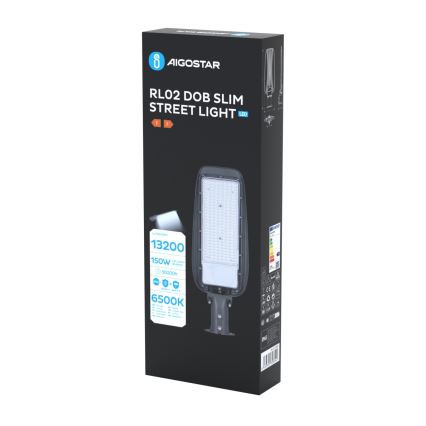 Aigostar - LED ulična svetilka SLIM LED/150W/230V 6500K IP65