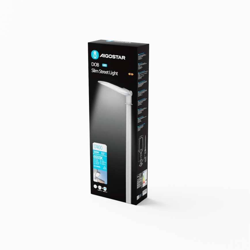 Aigostar - LED ulično svetilo SLIM LED/200W/230V 6500K IP65