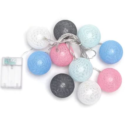 Aigostar - LED  veriga 10xLED/3xAA 2m topla bela