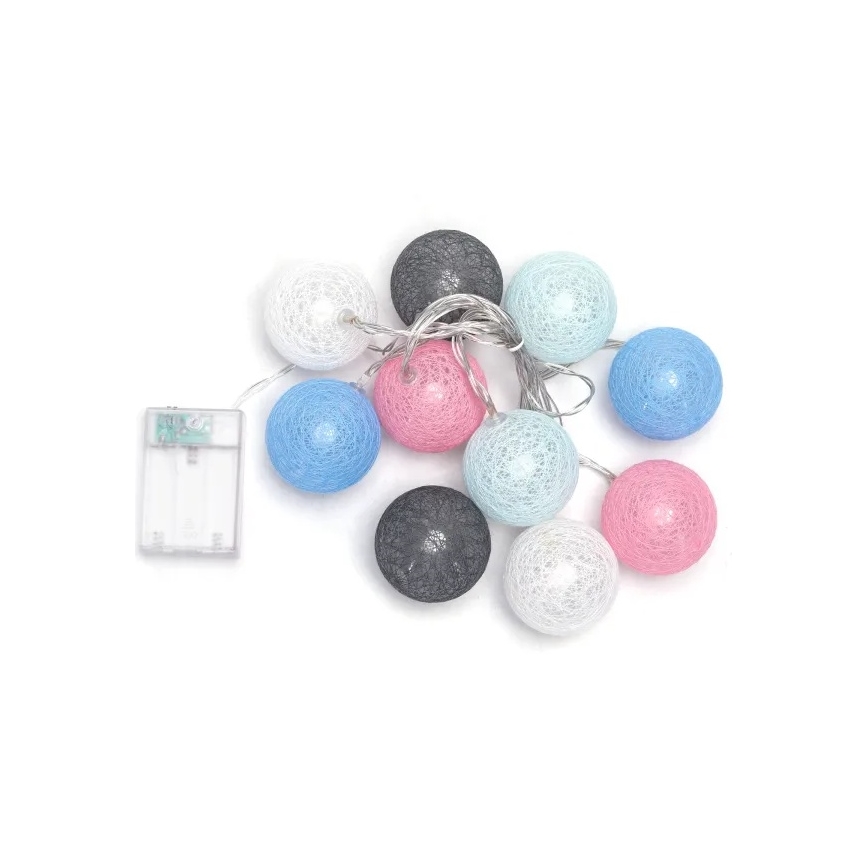 Aigostar - LED  veriga 10xLED/3xAA 2m topla bela