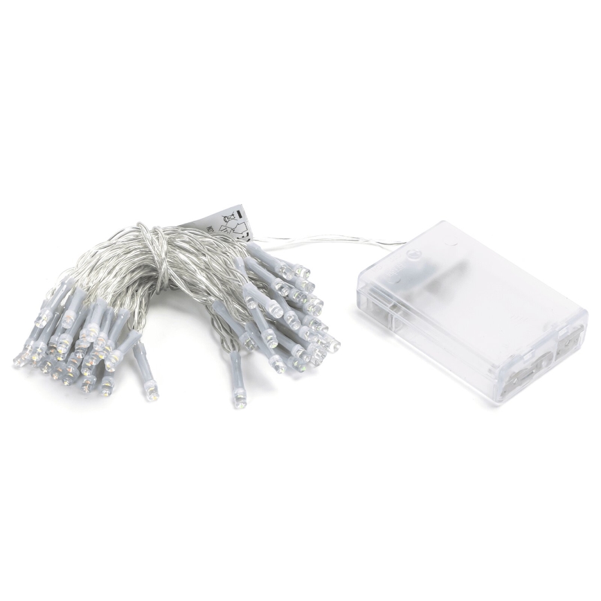 Aigostar - LED  veriga 50xLED/3xAA 5,3m večbarvna