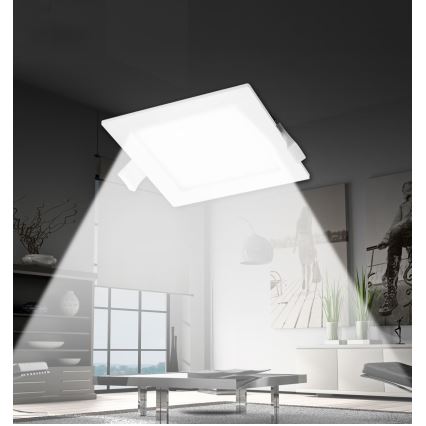 Aigostar - LED Vgradna svetilka LED/16W/230V 16,5x16,5 cm 4000K bela