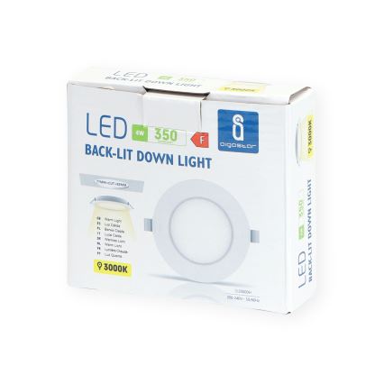 Aigostar - LED Vgradna svetilka LED/4W/230V 3000K pr. 9,8 cm bela