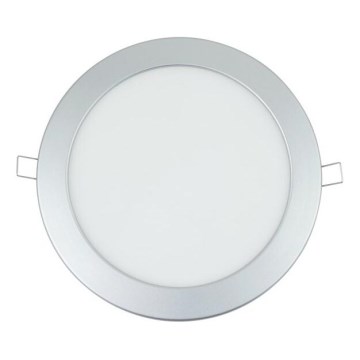 Aigostar - LED Vgradna svetilka ULTRATHIN LED/20W/230V 3000K mat krom