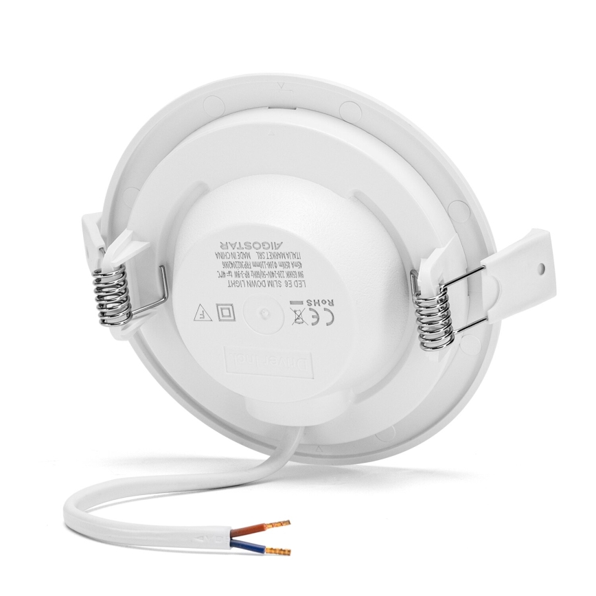 Aigostar - LED Vgradna svetilka ULTRATHIN LED/9W/230V 6000K bela