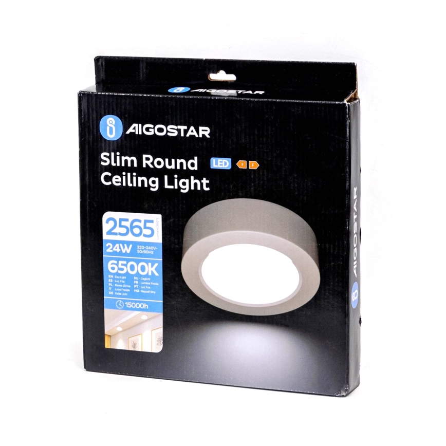 Aigostar - LED Vgradna svetilka ULTRATHIN LED/9W/230V 6000K bela