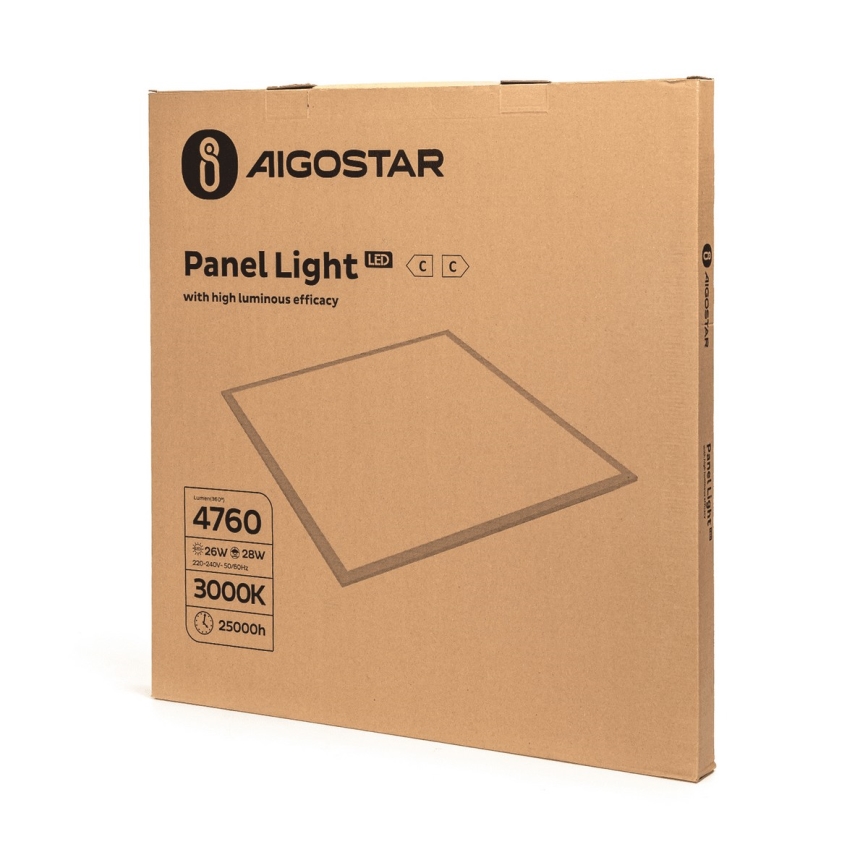 Aigostar - LED Vgradni panel LED/28W/230V 60x60 cm 3000K
