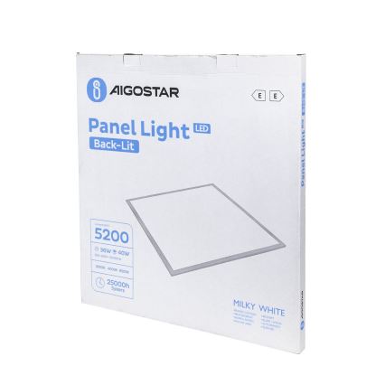 Aigostar - LED Vgradni panel LED/40W/230V 3000K/4000K/6500K 60x60cm bela
