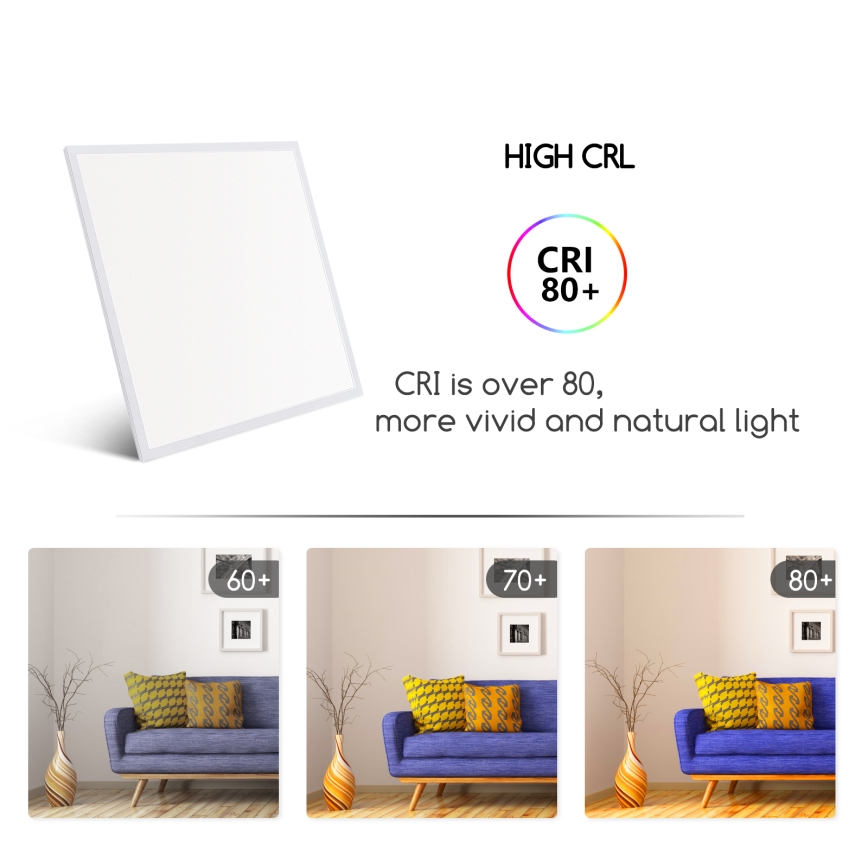 Aigostar - LED Vgradni panel LED/40W/230V 6500K 60x60cm bela
