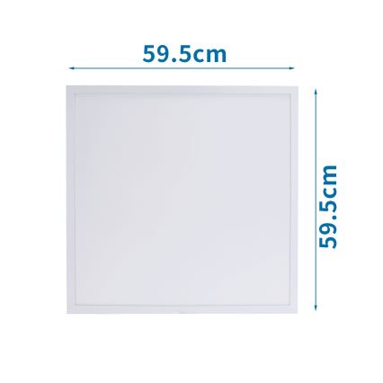 Aigostar - LED Vgradni panel LED/40W/230V 6500K 60x60cm bela