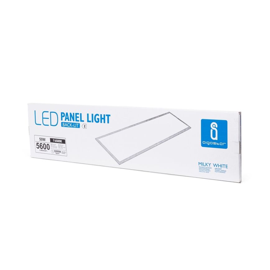Aigostar - LED Vgradni panel LED/50W/230V 6500K 120x30cm bela