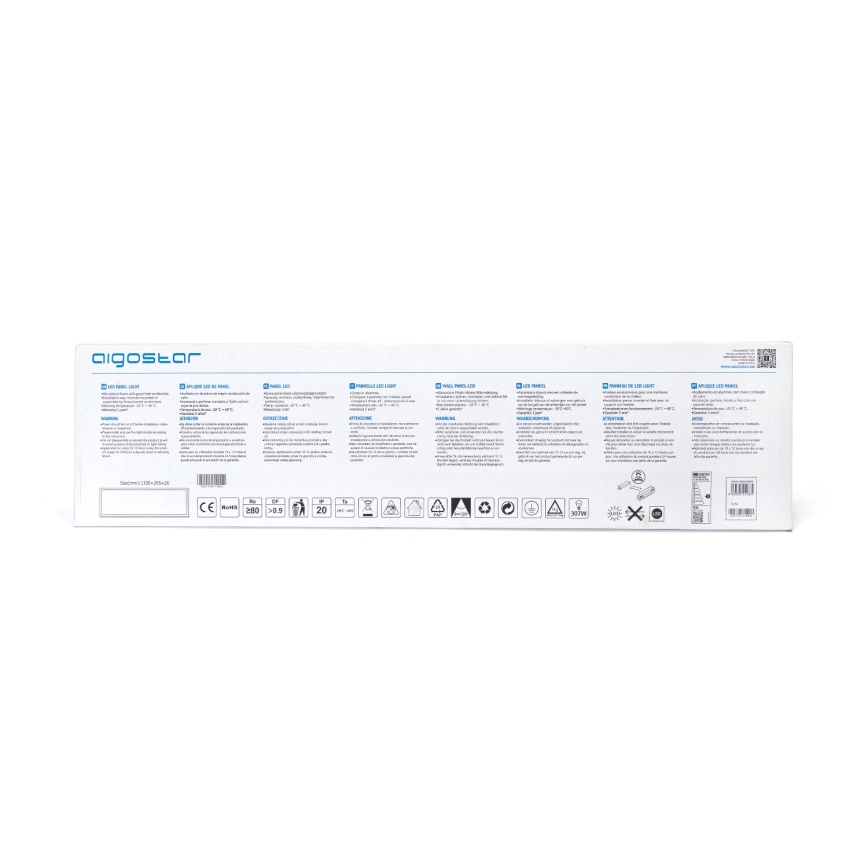 Aigostar - LED Vgradni panel LED/50W/230V 6500K 120x30cm bela