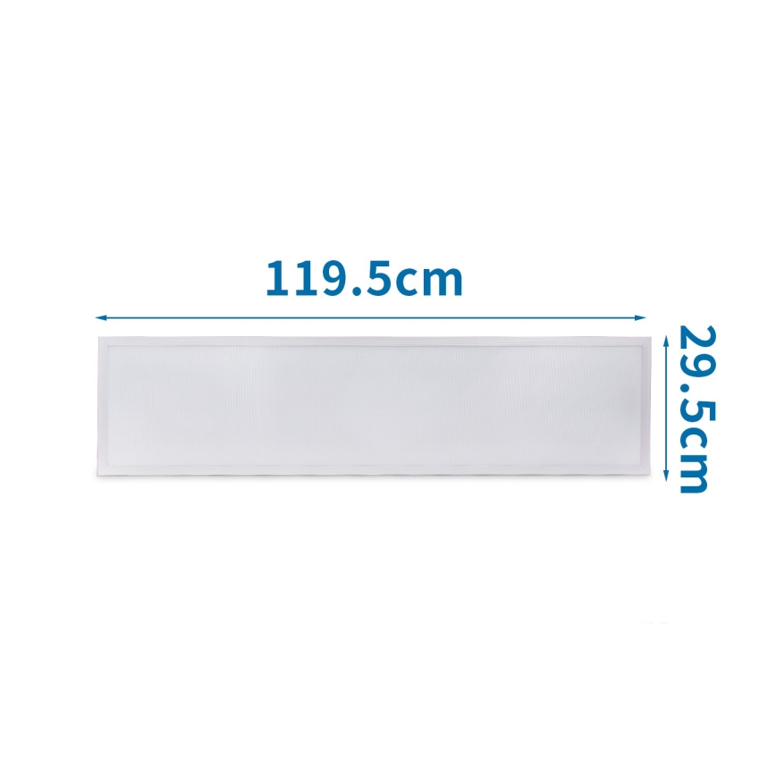 Aigostar - LED Vgradni panel LED/60W/230V 6500K 120x30cm bela