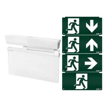 Aigostar - LED Zasilna svetilka EMERGENCY EXIT LED/3,6W/230V 6500K 500mAh