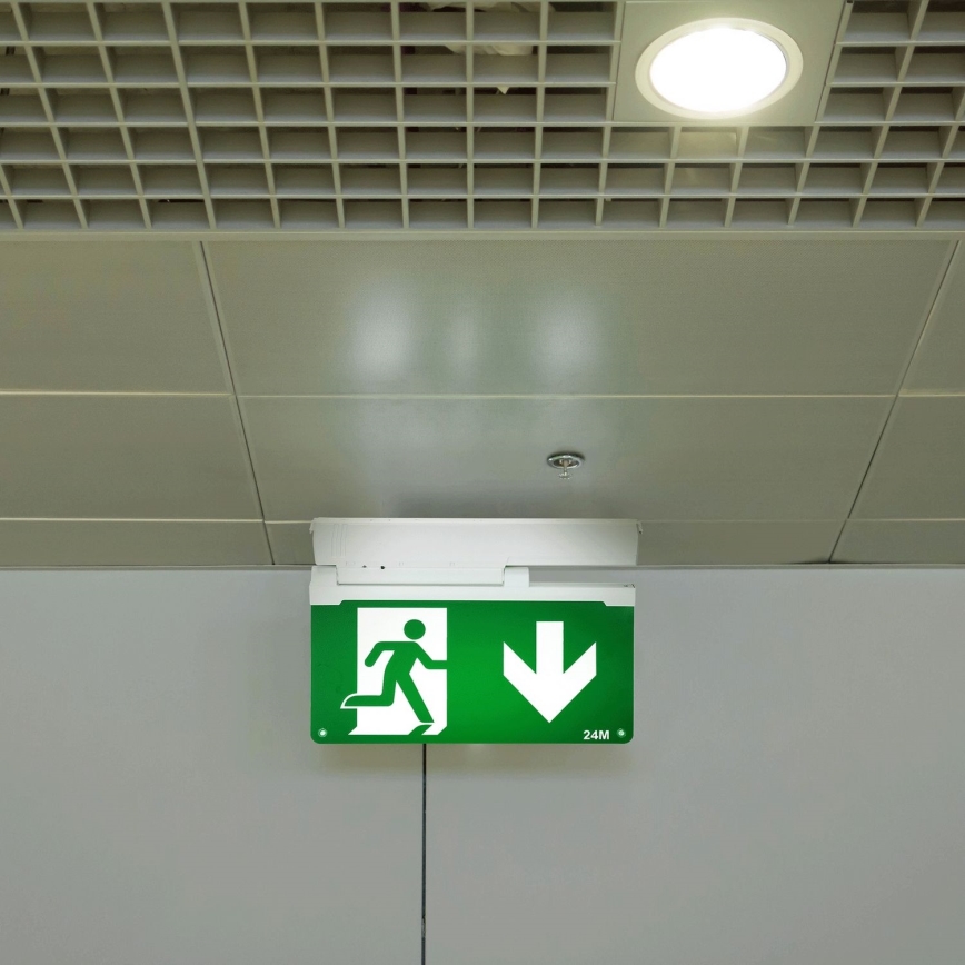 Aigostar - LED Zasilna svetilka EMERGENCY EXIT LED/3,6W/230V 6500K 500mAh