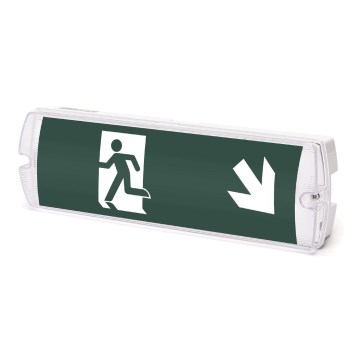 Aigostar - LED Zasilna svetilka EMERGENCY EXIT LED/4W/230V IP65 6500K 600mAh