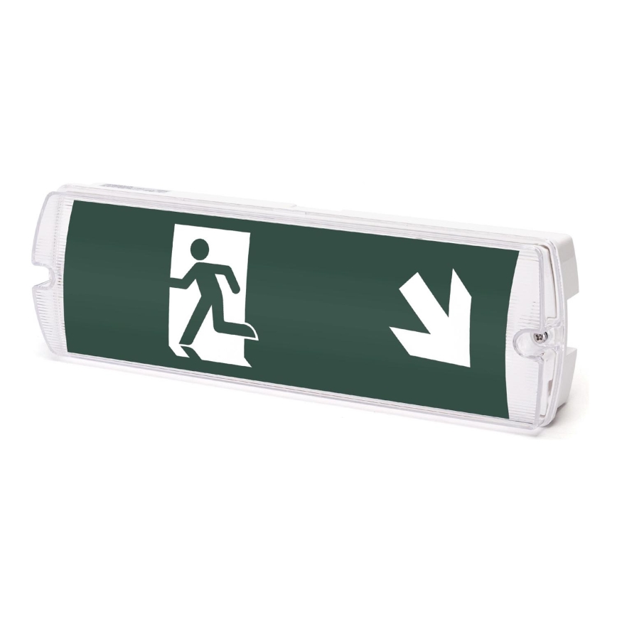 Aigostar - LED Zasilna svetilka EMERGENCY EXIT LED/4W/230V IP65 6500K 600mAh