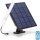Aigostar - LED Zatemnitvena cev s solarnim panelom LED/3,2V 3000K/4000K/6500K IP65 5000 mAh + Daljinski upravljalnik