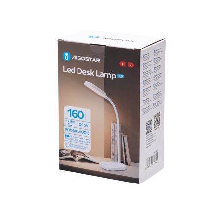 Aigostar - LED Zatemnitvena namizna svetilka na dotik LED/3W/5V