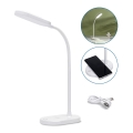 Aigostar - LED Zatemnitvena namizna svetilka z brezžičnim polnjenjem LED/2,5W/5V bela