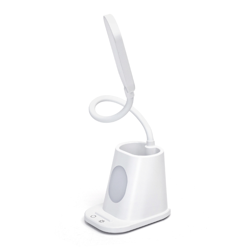 Aigostar - LED Zatemnitvena polnilna namizna svetilka LED/2,8W/5V 1800mAh 3000/5000K bela