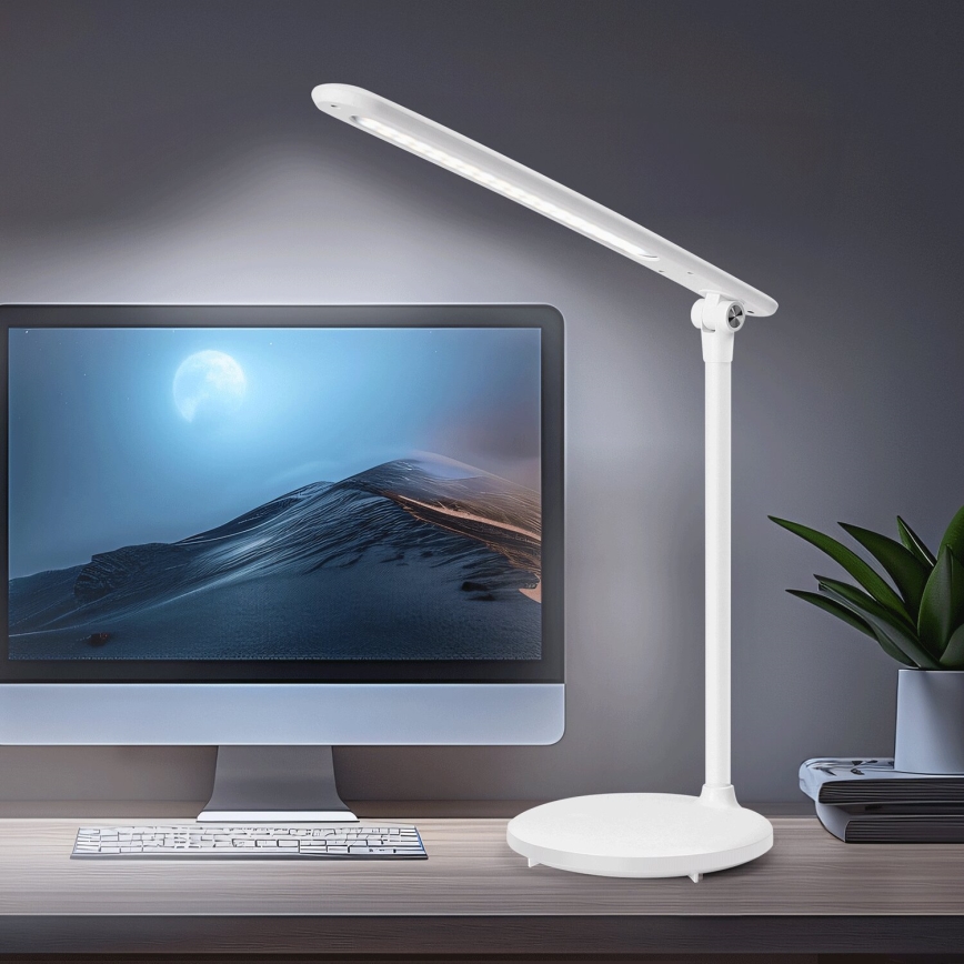 Aigostar - LED Zatemnitvena polnilna namizna svetilka na dotik LED/3W/5V 2700/4000/6500K 1800 mAh