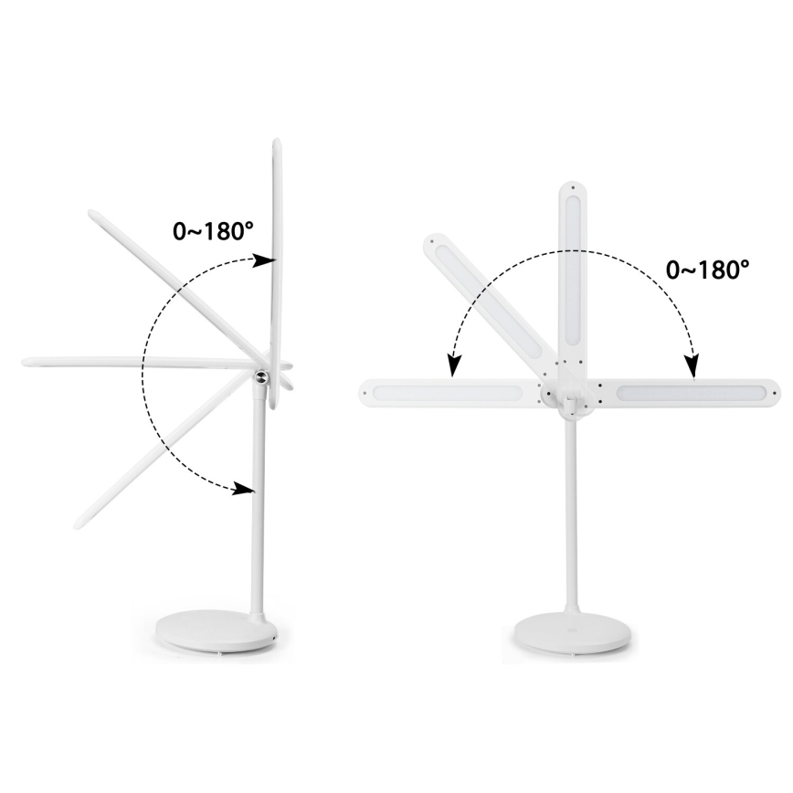 Aigostar - LED Zatemnitvena polnilna namizna svetilka na dotik LED/3W/5V 2700/4000/6500K 1800 mAh