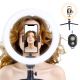 Aigostar - LED Zatemnitvena selfie obročna svetilka LED/12W/230V 2700-6500K 50,5 cm