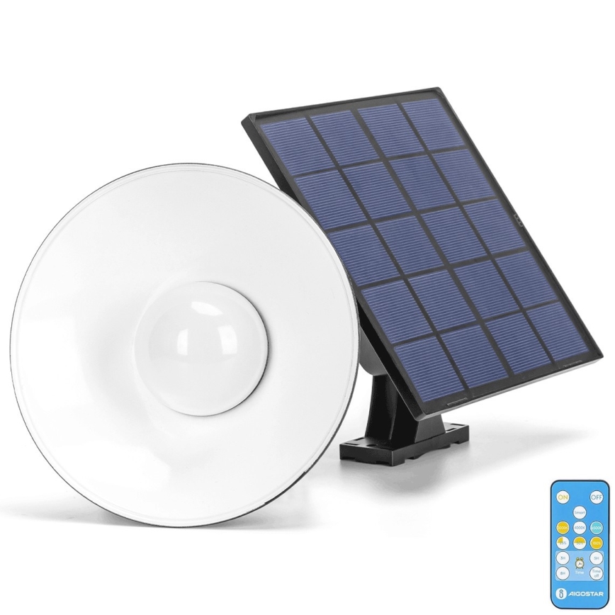 Aigostar - LED Zatemnitvena solarna lestenec na vrvici LED/3,2V 3000K/4000K/6500K 5000 mAh IP65 + Daljinski upravljalnik