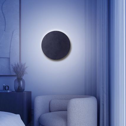 Aigostar - LED Zatemnitvena stenska svetilka MESH Pametni LED/12W/230V 2700-6500K črna